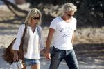 Ibiza 10 juli 2009
Wendy v  Dijk met zoontje Sem en vriend Erland Galjaard op vakantie 
Peter Smulders bv