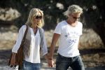 Ibiza 10 juli 2009
Wendy v  Dijk met zoontje Sem en vriend Erland Galjaard op vakantie 
Peter Smulders bv