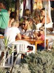 Ibiza 10 juli 2009
Wendy v  Dijk met zoontje Sem en vriend Erland Galjaard op vakantie 
Peter Smulders bv