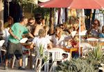 Ibiza 10 juli 2009
Wendy v  Dijk met zoontje Sem en vriend Erland Galjaard op vakantie 
Peter Smulders bv