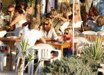 Ibiza 10 juli 2009
Wendy v  Dijk met zoontje Sem en vriend Erland Galjaard op vakantie 
Peter Smulders bv