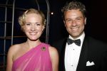 Hilversum 8 juni 2009
Uitreiking musical awards in studio 22. Wieneke Remmers met vriend
Peter Smulders bv