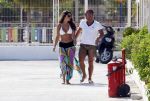 Ibiza 8 juli 2009
Wesley Sneijder en Yolanthe Cabau v Kasbergen en haar zus op de boot op ibiza.
Peter Smulders bv