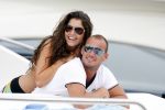 Ibiza 8 juli 2009
Wesley Sneijder en Yolanthe Cabau v Kasbergen en haar zus op de boot op ibiza.
Peter Smulders bv
