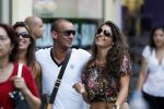 Ibiza 8 juli 2009
Wesley Sneijder en Yolanthe Cabau v Kasbergen en haar zus op de boot op ibiza.
Peter Smulders bv