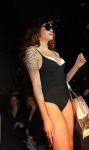 Rotterdam, 25 Februari 2011
Locatie: Club Vie Maasboulevard 300 
2e Editie. La Nuit de la Mode,Sapph Lingerie & Beachwear 2011
Christina Curry op de catwalk
Foto Peter Smulders BV