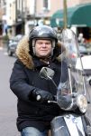 Amsterdam 15 februari 2011
Menno Kohler op zijn vespa scooter.
Peter Smulders bv
