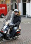 Amsterdam 15 februari 2011
Menno Kohler op zijn vespa scooter.
Peter Smulders bv