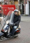 Amsterdam 15 februari 2011
Menno Kohler op zijn vespa scooter.
Peter Smulders bv