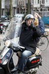 Amsterdam 15 februari 2011
Menno Kohler op zijn vespa scooter.
Peter Smulders bv