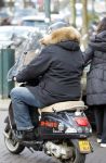 Amsterdam 15 februari 2011
Menno Kohler op zijn vespa scooter.
Peter Smulders bv