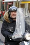 Amsterdam 15 februari 2011
Menno Kohler op zijn vespa scooter.
Peter Smulders bv