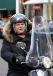 Amsterdam 15 februari 2011
Menno Kohler op zijn vespa scooter.
Peter Smulders bv
