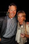 Baarn 27 februari 2011
Ria Valk viert haar 70e vefrjaardag en 55 jarig artiest zijn in de tv studio in Baarn. Riny v d Lee met vrouw
Peter Smulders bv