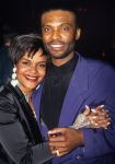 16 Maart 1993 Ruth Jacoot , deelnemerster aan Nat. Songfestival met haar vriend Humprey Campbell
Fot Peter Smulders BV