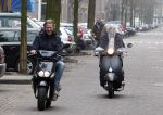 Amsterdam 3 maart 2012
Bridget Maasland met vriend op scooters in amsterdam.
Peter Smulders bv
