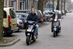 Amsterdam 3 maart 2012
Bridget Maasland met vriend op scooters in amsterdam.
Peter Smulders bv
