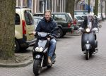 Amsterdam 3 maart 2012
Bridget Maasland met vriend op scooters in amsterdam.
Peter Smulders bv