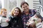 Haarlem 8 maart 2012
Caspar Burgi met zijn zoon Roque vrouw Barbara en dochter Eden in Haarlem.
Peter Smulders