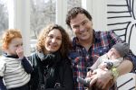 Haarlem 8 maart 2012
Caspar Burgi met zijn zoon Roque vrouw Barbara en dochter Eden in Haarlem.
Peter Smulders