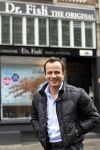 Amsterdam 18 maart 2012
Geert Hoes met zijn nieuwe vriendin Merel bij Dr Fish.
Peter Smulders bv