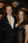 Amsterdam 17 februari 2012
Premiere Saturday night fever in Carre.
Guido Spek met partner Desi v Doeveren
Peter Smulders bv