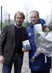 Amsterdam 14 februari 2012
Hans Kraay met zijn vrouw Sophie en schrijver Iwan Tol bij presentatie boek bij ajax op de toekomst. Hans met Dennis Bergkamp
Peter Smulders bv