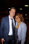 Hilversum 26 februari 2012
Nationaal Songfestival in Studio 24. Met op de foto Justine Pelmelay met partner Ronald van Driel.
Peter Smulders bv