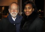 Amsterdam 10 maart 2012
Modeshow Mart Visser in het hilton hotel. Laetitia Griffith met man
Peter Smulders bv