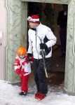 Lech 20 februari 2012
Prins Willem Alexander Prinses Maxima en Prinses Mabel Wisse Smit bij hotel post.
Peter Smulders bv