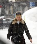 Lech 19 februari 2012
Prinses Laurentien met aupair op straat in Lech.
Peter Smulders bv