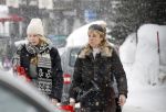 Lech 19 februari 2012
Prinses Laurentien met aupair op straat in Lech.
Peter Smulders bv