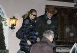 Lech 19 februari 2012
Prinses mabel Wisse Smit en Prins Willem Alexander vertrekken vanuit Hotel Post naar het ziekenhuis in Innsbruck waar Prins Friso ligt na zijn skiongeluk.
Peter Smulders bv