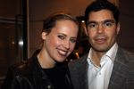 Amsterdam 10 maart 2012
Modeshow Mart Visser in het hilton hotel. Regina Romeijn met vriend
Peter Smulders bv