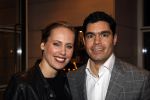 Amsterdam 10 maart 2012
Modeshow Mart Visser in het hilton hotel. Regina Romeijn met vriend
Peter Smulders bv
