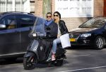 Amsterdam 11 maart 2012
Ruud en Estelle Gullit op Vespa Scooter.
Peter Smulders bv
