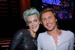 Hilversum 26 februari 2012
Nationaal Songfestival in Studio 24. Met op de foto Stacey Rookhuizen en Herald Adolfs.
Peter Smulders bv