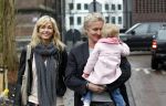 Amsterdam 18 maart 2012
Wendy v Dijk en Erland Galjaard met dochter Lizzy bij de babyshower van Nicolette v Dam.
Peter Smulders bv