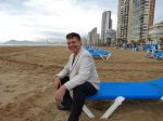 Benidorm, 7 Maart 2013
Andy de Wit ( Ad v d Hurk) voor en optreden in Cafe Rest. 
De Blauwe Walvis
Foto Peter Smulders BV