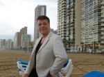 Benidorm, 7 Maart 2013
Andy de Wit ( Ad v d Hurk) voor en optreden in Cafe Rest. 
De Blauwe Walvis
Foto Peter Smulders BV