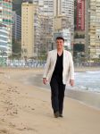 Benidorm, 7 Maart 2013
Andy de Wit ( Ad v d Hurk) voor en optreden in Cafe Rest. 
De Blauwe Walvis
Foto Peter Smulders BV
