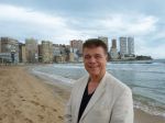 Benidorm, 7 Maart 2013
Andy de Wit ( Ad v d Hurk) voor en optreden in Cafe Rest. 
De Blauwe Walvis
Foto Peter Smulders BV