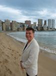 Benidorm, 7 Maart 2013
Andy de Wit ( Ad v d Hurk) voor en optreden in Cafe Rest. 
De Blauwe Walvis
Foto Peter Smulders BV