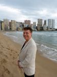 Benidorm, 7 Maart 2013
Andy de Wit ( Ad v d Hurk) voor en optreden in Cafe Rest. 
De Blauwe Walvis
Foto Peter Smulders BV