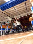 Benidorm, 7 Maart 2013
Andy de Wit ( Ad v d Hurk) voor en optreden in Cafe Rest. 
De Blauwe Walvis
Foto Peter Smulders BV