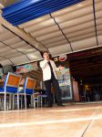 Benidorm, 7 Maart 2013
Andy de Wit ( Ad v d Hurk) voor en optreden in Cafe Rest. 
De Blauwe Walvis
Foto Peter Smulders BV