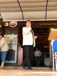 Benidorm, 7 Maart 2013
Andy de Wit ( Ad v d Hurk) voor en optreden in Cafe Rest. 
De Blauwe Walvis
Foto Peter Smulders BV