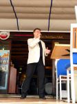 Benidorm, 7 Maart 2013
Andy de Wit ( Ad v d Hurk) voor en optreden in Cafe Rest. 
De Blauwe Walvis
Foto Peter Smulders BV