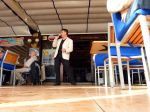 Benidorm, 7 Maart 2013
Andy de Wit ( Ad v d Hurk) voor en optreden in Cafe Rest. 
De Blauwe Walvis
Foto Peter Smulders BV