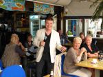 Benidorm, 7 Maart 2013
Andy de Wit ( Ad v d Hurk) voor en optreden in Cafe Rest. 
De Blauwe Walvis
Foto Peter Smulders BV